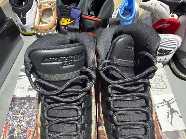 Air Jordan 10 Retro - Woodland Camo Size 9