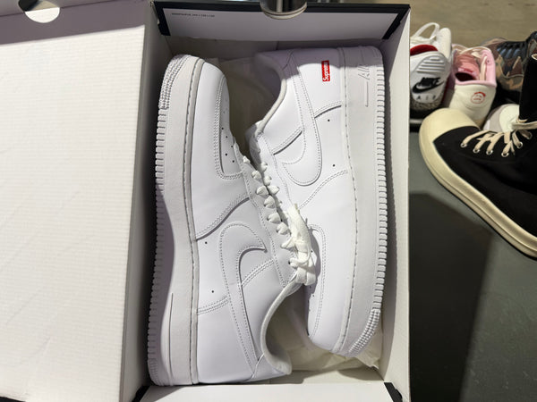 Nike Air Force 1 Low / Supreme - White Size 12