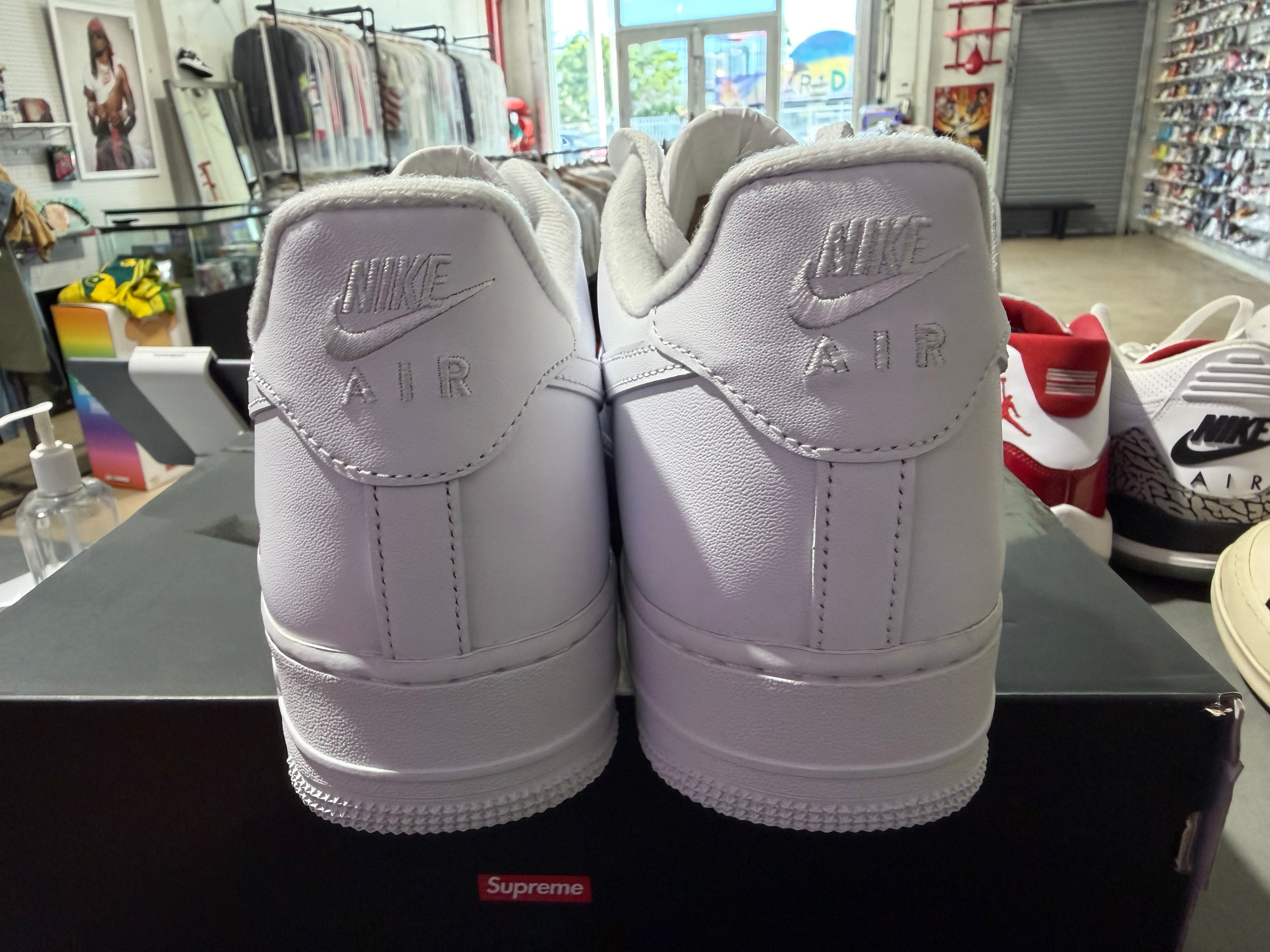 Nike Air Force 1 Low / Supreme - White Size 12