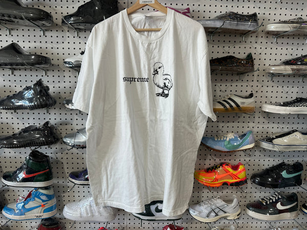 USED Supreme Duck Tee - White Size XXL