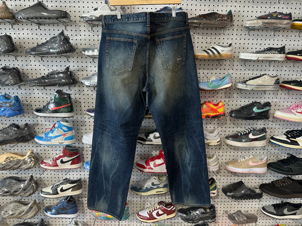 NEW Supreme Selvedge Denim - Dirty Indigo Size 36