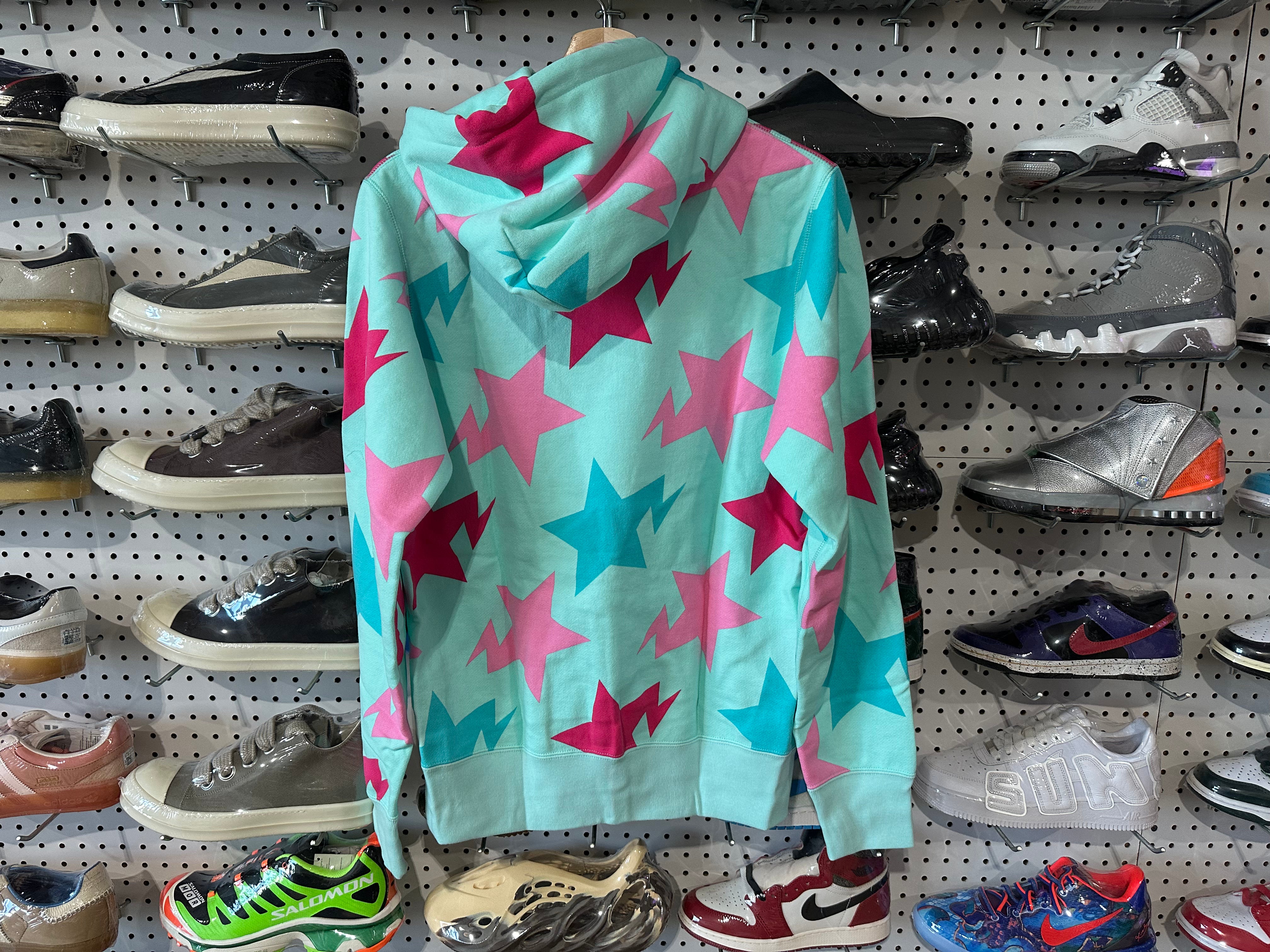 NEW Bape sta Pattern Pullover Hoodie - Miami Size Large