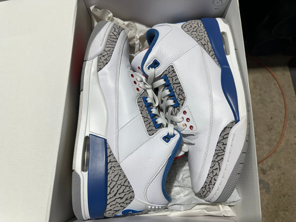 Air Jordan 3 Retro OG - True Blue Size 10