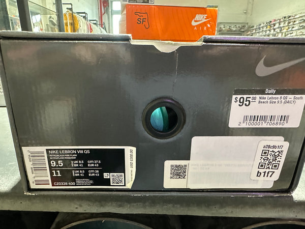 Nike Lebron 8 QS - South Beach Size 9.5