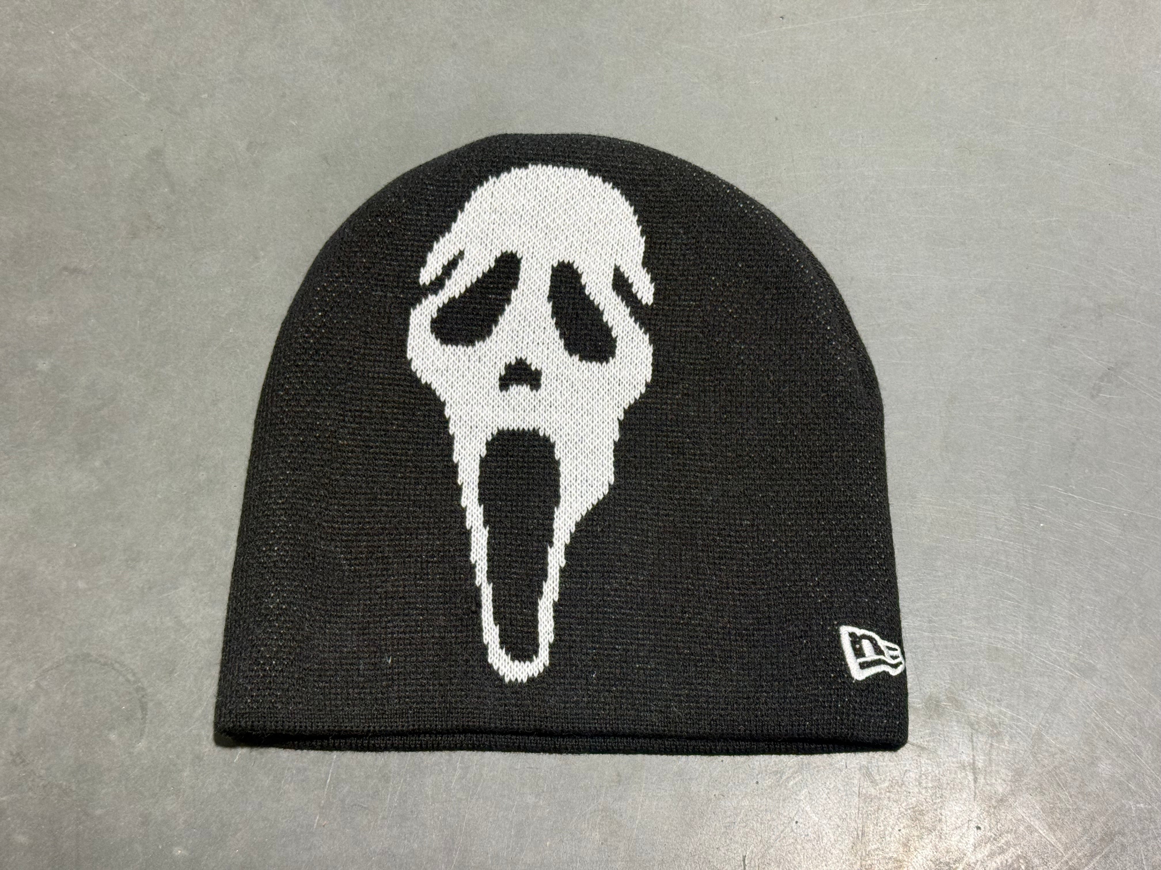 USED Supreme Ghost Face Beanie - Black