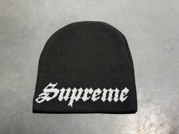 USED Supreme Ghost Face Beanie - Black