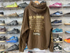 USED Supreme DJ Screw Zip Up Hoodie - Brown Size XXL