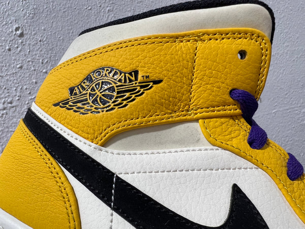 Air Jordan 1 Mid  -  Lakers Size 11