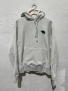 USED Stray Rats x Champion Miami Dade Reverse Weave Hoodie - Ash Grey Size XL