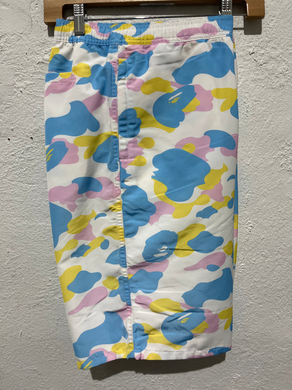 NEW Bape Camo Beach Shorts - Cotton Candy Size XL