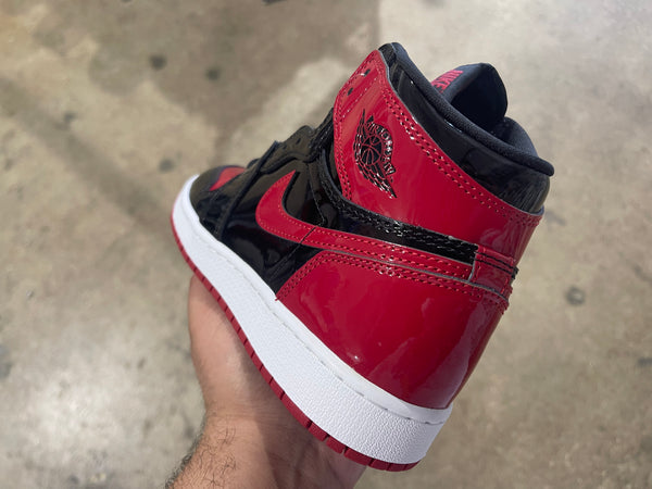 Air Jordan 1 Retro High OG (GS) - Bred Patent