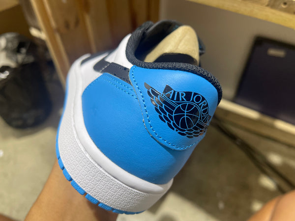 Sb air jordan 1 sales low dark powder blue