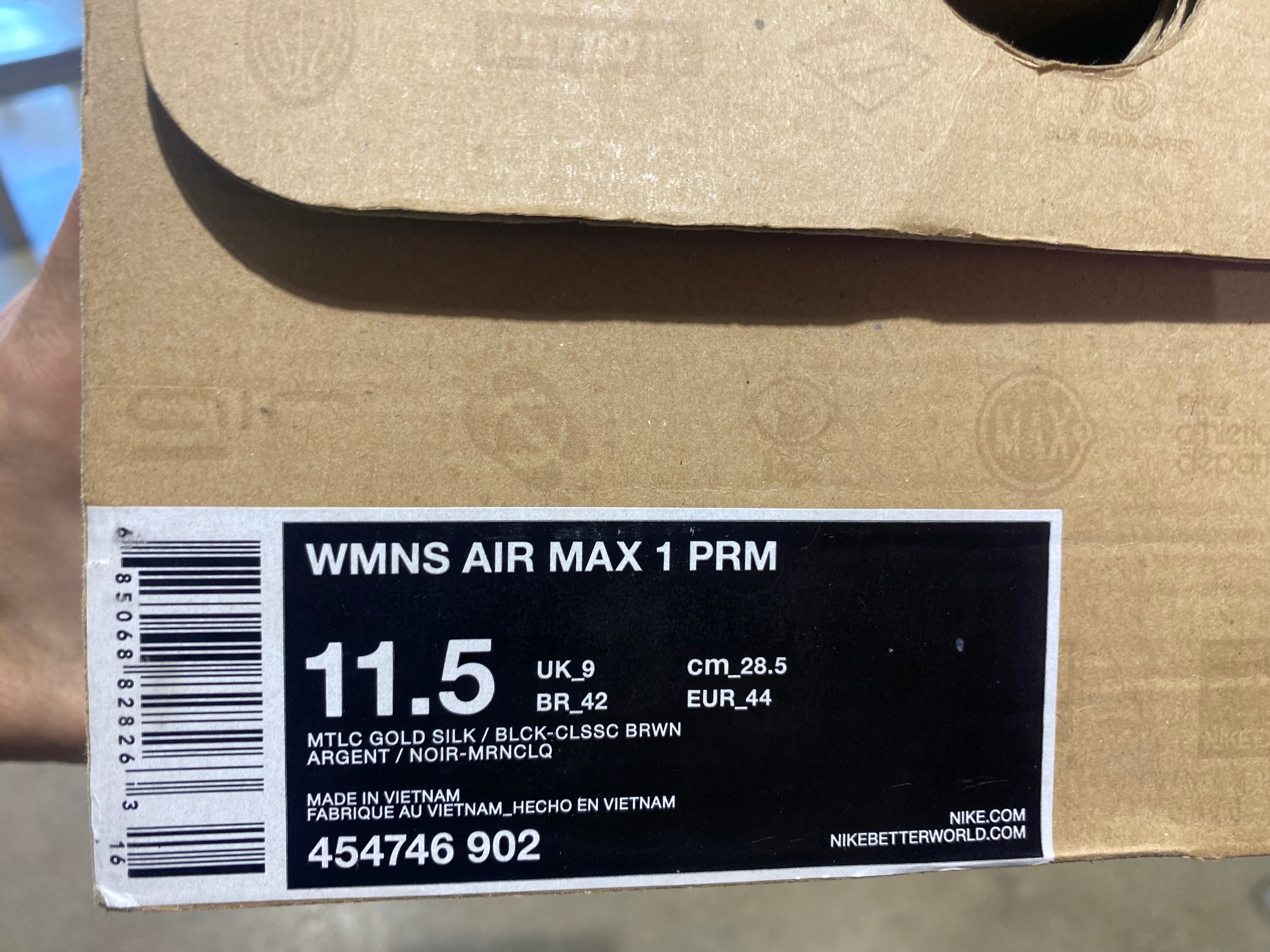 WMNS Air Max 1 PRM - Atmos Desert Camo Size 11.5W/10M